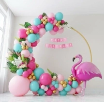 birthday Classy Flamingo Birthday Ring Decoration
