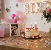 birthday Pink Birthday Balloon Surprise