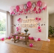 birthday Pink Birthday Balloon Surprise