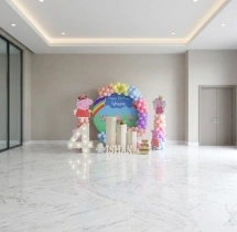birthday Peppa Pig Theme 4th Birthday Rainbow Decor