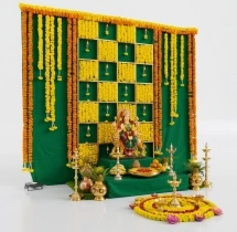 house warming services Traditional Indian Floral Decor