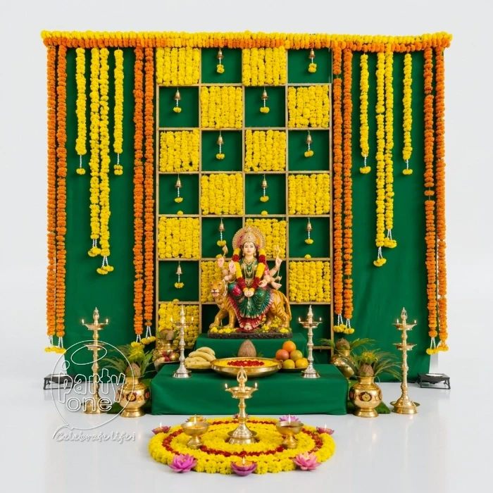 house warming services Traditional Indian Floral Decor