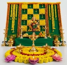 house warming services Traditional Indian Floral Decor
