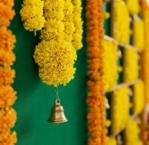 house warming services Traditional Indian Floral Decor