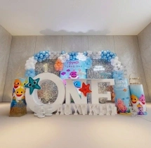 birthday Premium Baby Shark Double Sequin Decor