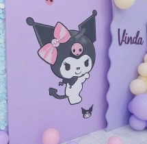 birthday Kuromi Theme Birthday Balloon Decoration