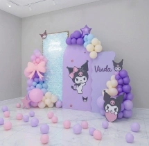 birthday Kuromi Theme Birthday Balloon Decoration