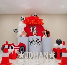 kids theme decorations Racing Cars Birthday Decor