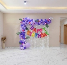 birthday Bluish Purple Delight Birthday Decoration