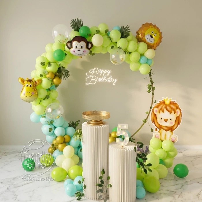decorations Teddy Theme Colorful Baby Shower Decor