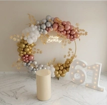 birthday Golden Leaf Aura Birthday Decoration