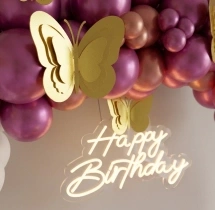 birthday Fluttery First Birthday Ring Decor