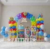 kids theme decorations Cozy Cocomelon Theme Ring Decor
