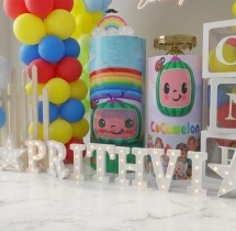 kids theme decorations Cozy Cocomelon Theme Ring Decor