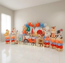 birthday Premium Farm Animal Theme Stage Decor