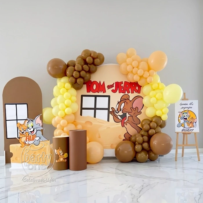 kids theme decorations Tom and Jerry Birthday Theme Decoration