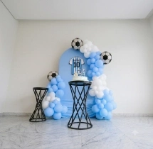 kids theme decorations Argentina Football Theme Birthday Decoration