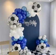 kids theme decorations Football Theme Birthday Balloon Arch Decoration