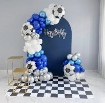 kids theme decorations Football Theme Birthday Balloon Arch Decoration