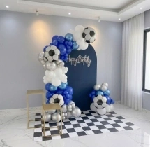 kids theme decorations Football Theme Birthday Balloon Arch Decoration