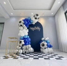 kids theme decorations Football Theme Birthday Balloon Arch Decoration
