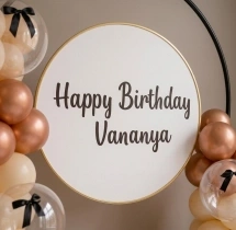 birthday Rose Gold Elegance Birthday Decoration