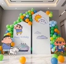 birthday Kids Shinchan Theme Birthday Balloon Decoration