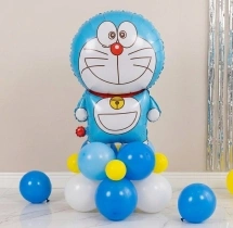 birthday Cute Doremon Theme Balloon Decoration