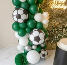 kids theme decorations Football Theme Sequin Balloon Decoration