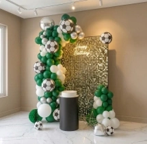 kids theme decorations Football Theme Sequin Balloon Decoration