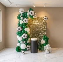 kids theme decorations Football Theme Sequin Balloon Decoration