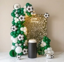 kids theme decorations Football Theme Sequin Balloon Decoration