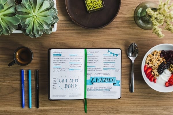 study healthy with good food