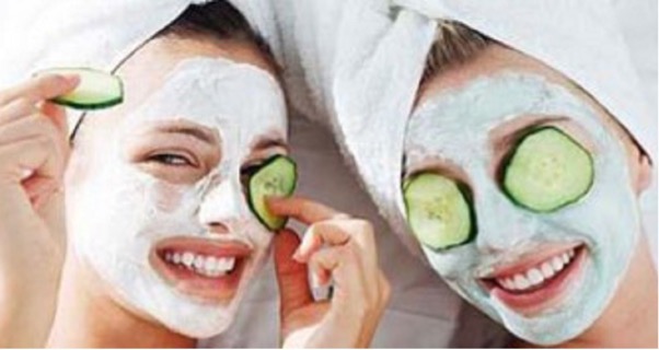 Spa party with friends