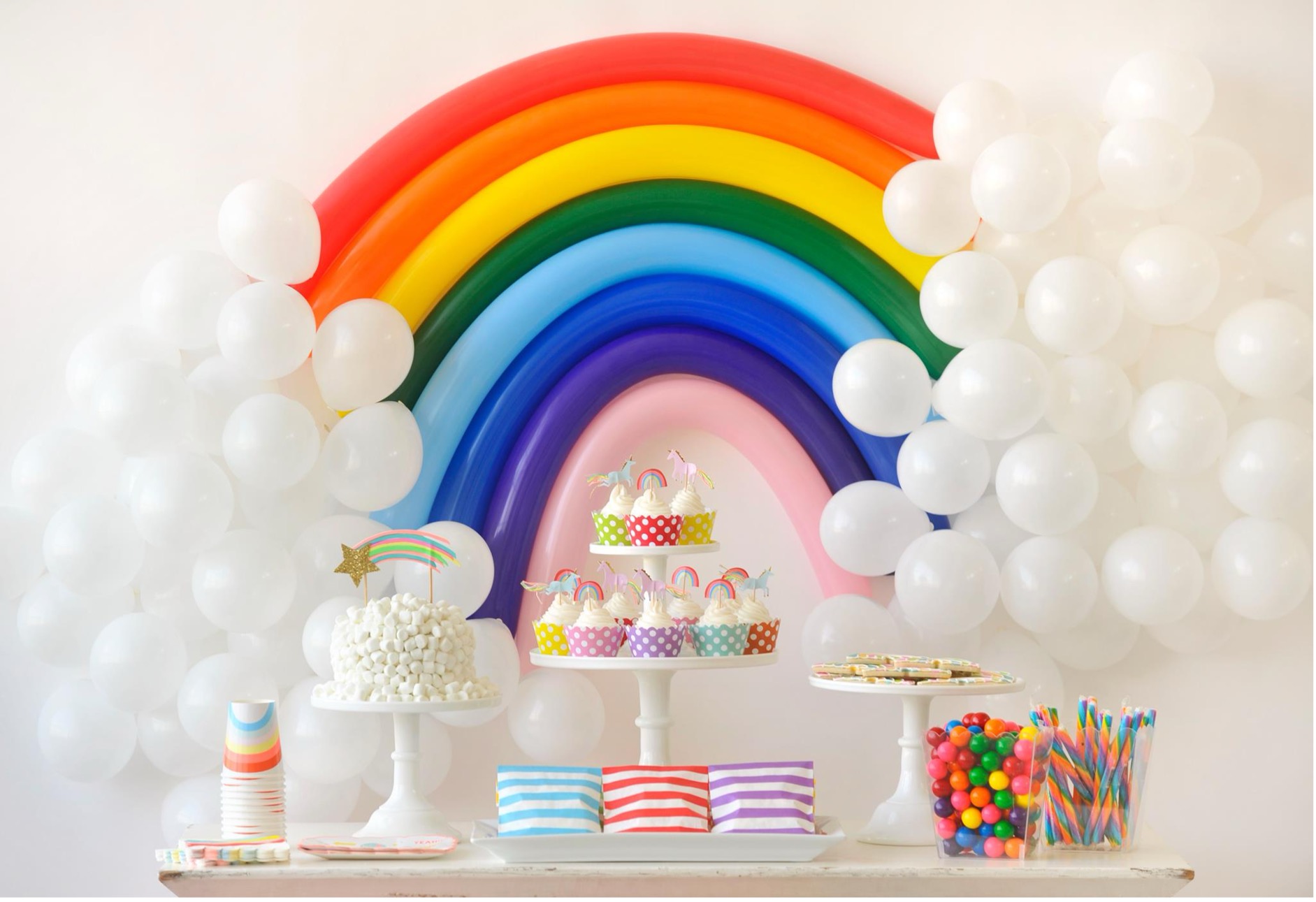 Rainbow Birthday Party 