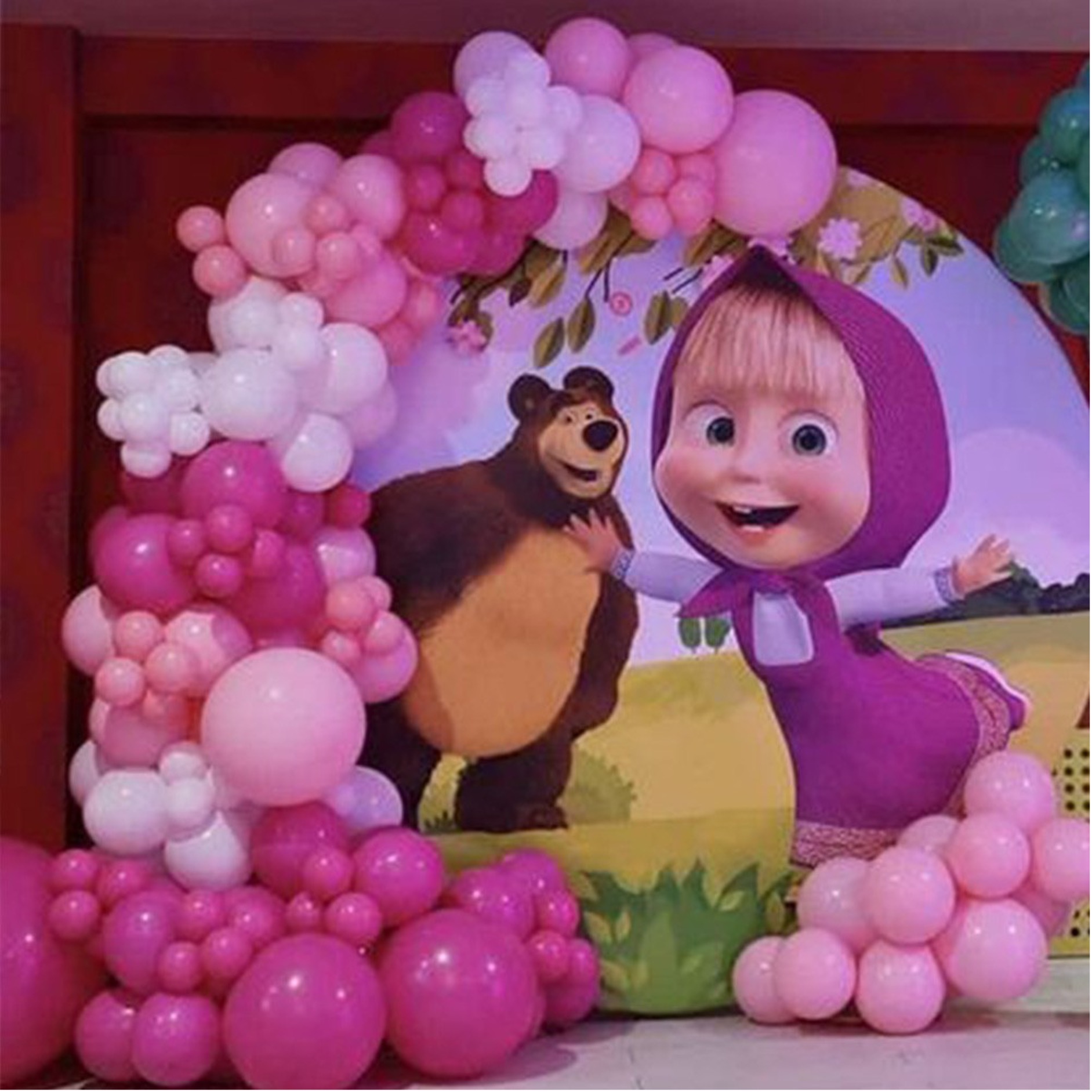 Cute Masha & Bear Birthday 