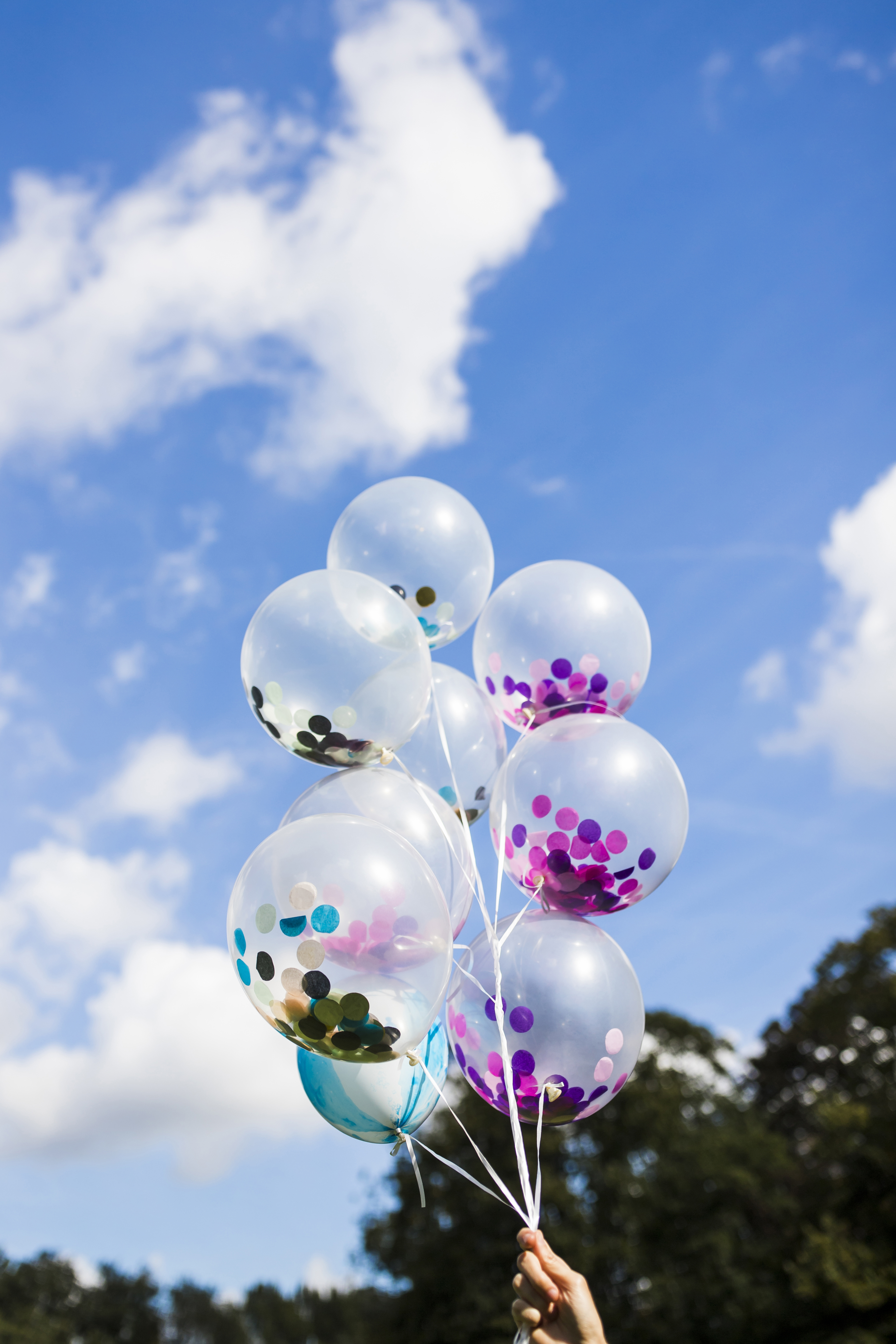Confetti Balloons - DIY Balloon Decoration Ideas