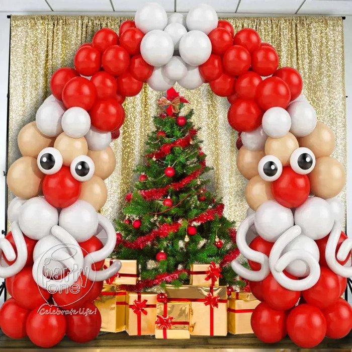 DIY Balloon Santa - Christmas Decoration Ideas