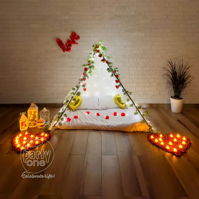 Canopy Tent Valentines Day Decoration