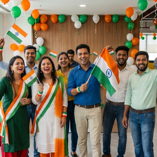 Independance day office celebration