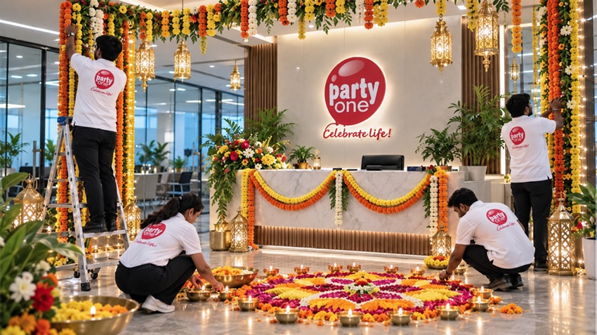 Why Your Company Should Hire a Professional Diwali Decorator This Year